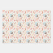 3の貝殻と円錐 ラッピングペーパーシート (正面3)