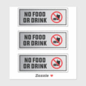 3の食品または飲み物の許可された署名パックなし シール (シート)