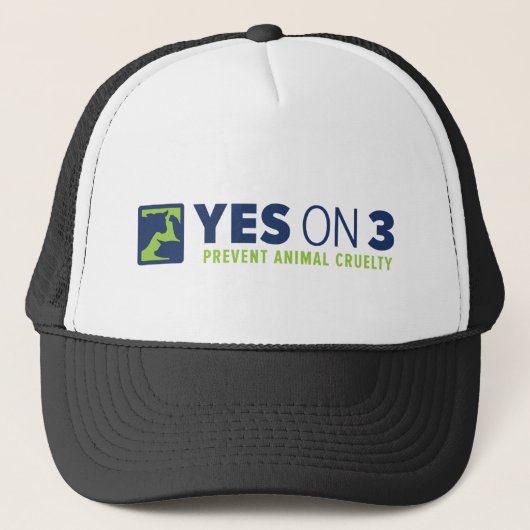 3のYes! トラック運転手の帽子 キャップ (正面)