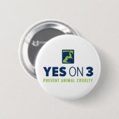 3のYes! ボタン 缶バッジ (正面&裏面)