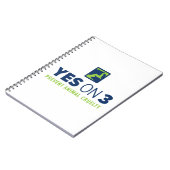 3のYes! 螺線形ノート ノートブック (左側)