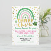 3はチャーム3位の誕生日セントパトリックの日Inv 招待状 (スタンド正面)