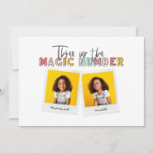 3は魔法第3位の誕生日パーティー 案内状 (正面)