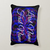 3もしD花弁の幾何学型アクセント枕 アクセントクッション (裏面(縦))