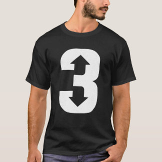3アップ3ダウン3アップ3ダウン野球Tシャツ Tシャツ