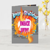 3アラーム誕生日 カード (黄色い花)