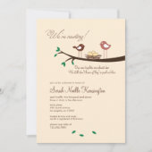 3イエローエッグトリプレットベビーシャワー招待状 招待状 (正面)