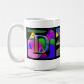 3イニシャルマグ コーヒーマグカップ (左)