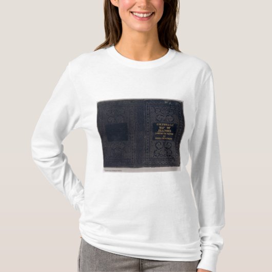 3イリノイ州の新しい部門別の地図 Tシャツ (正面)