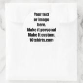 3インチカスタマイズのステッカーを用意。6枚 ラウンドシール (バッグ)