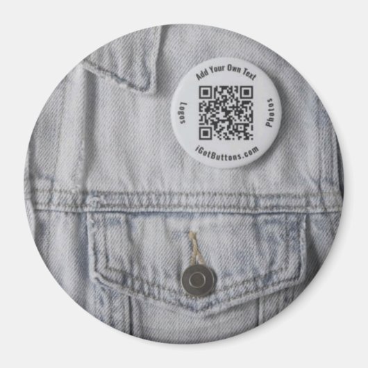 3インチカスタムボタンマグネット マグネット (正面)