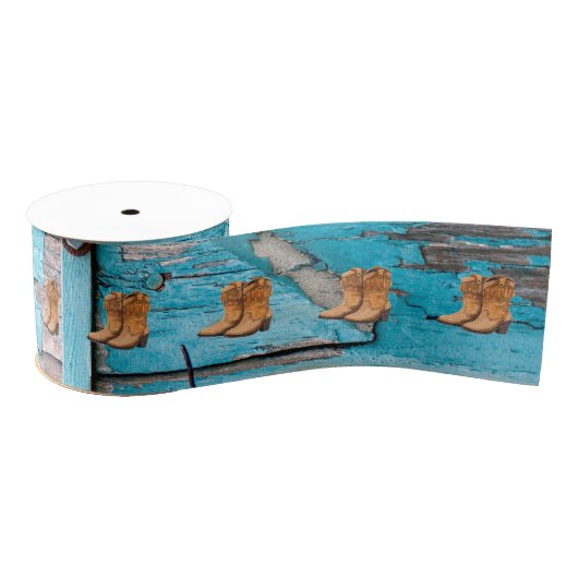 3インチグログランリボンブルーウッドバーンドールブーツカンパニー グログランリボン (リール)