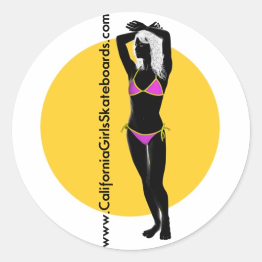 3インチステッカー(6セット) ラウンドシール (正面)