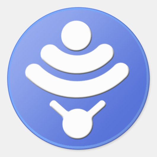 3インチビスタンプラーステッカー ラウンドシール (正面)