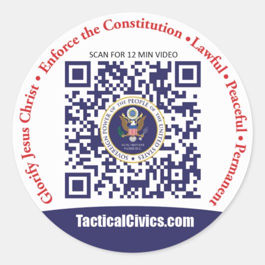 3インチラウンドステッカー(1枚あたり6枚) ラウンドシール (正面)