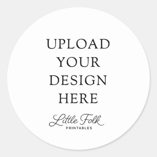 3インチ丸型ステッカー ラウンドシール (正面)