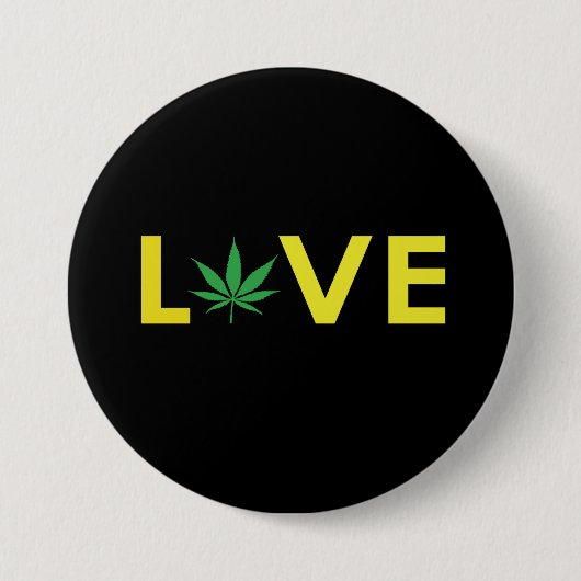 3インチ愛ボタン 缶バッジ (正面)