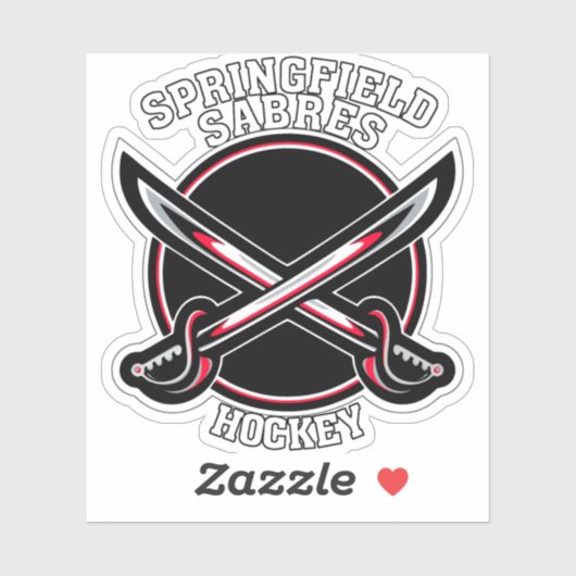 3インチSpringfield Sabersビニールステッカー シール (シート)