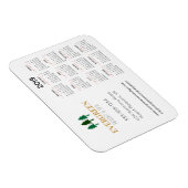 3インチx 4インチ名刺2019年用カレンダーフラット マグネット (右側)