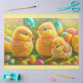 3イースターチキンコレクション 薄葉紙 (クラフト)