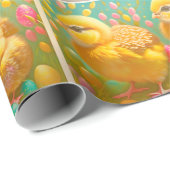 3イースターチキン&エッグコレクション ラッピングペーパー (ロールコーナー)