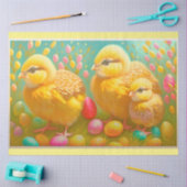3イースターチキン&エッグコレクション 薄葉紙 (クラフト)