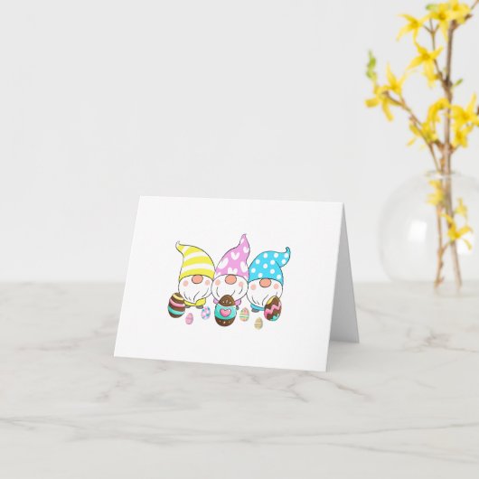 3イースター格言パステル春卵狩り狩り缶 カード (黄色い花)