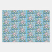 3イースター違うバニー春時贈り物 ラッピングペーパーシート (正面2)