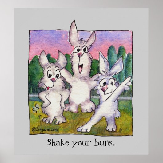 3ウサギのサンライズ漫画ポスター ポスター (正面)