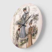 3エドワーディアンレディースインパークヴィンテージファッション ラージ壁時計 (傾斜)