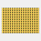 3エレガントのゴールデンラッピング紙フラットシートセット ラッピングペーパーシート (正面3)