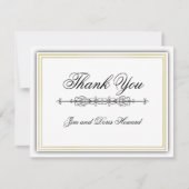 3エレガント次元サンキューカード 招待状 (正面)