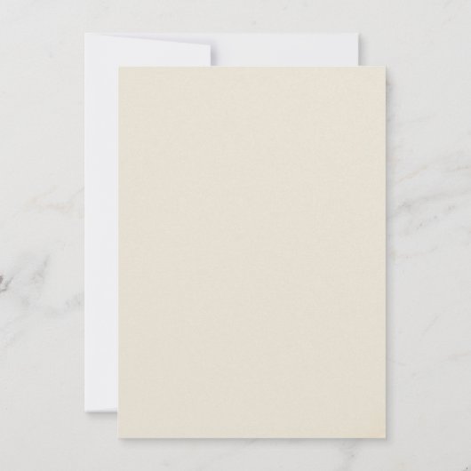 3エレガントD空白のフローラカードの手書きフレンドリー 招待状 (裏面)