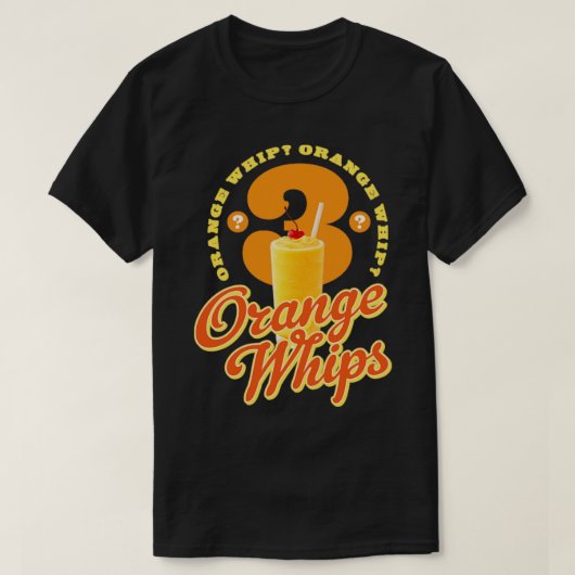 3オレンジホイップ Tシャツ (デザイン正面)