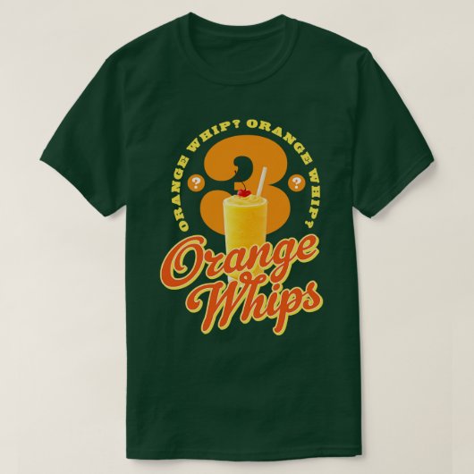 3オレンジホイップ Tシャツ (デザイン正面)