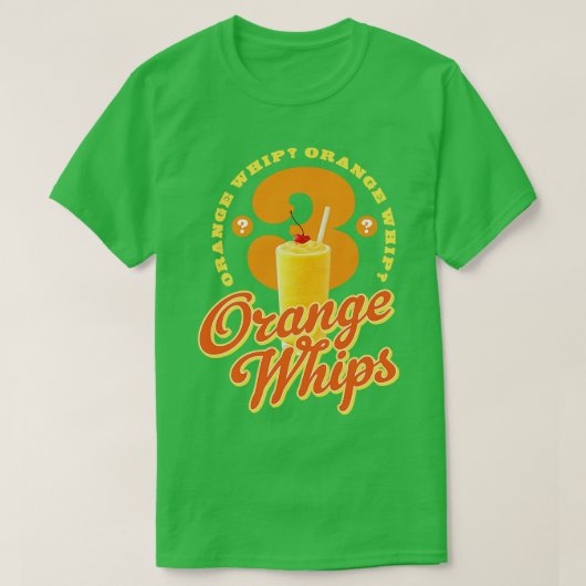 3オレンジホイップ Tシャツ (デザイン正面)