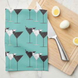 3カクテルB&Wマルティニスアクアキッチ/バータオル キッチンタオル