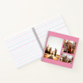3カスタムテンプレートフォトコラージュ ノートブック (内部)