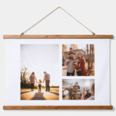3カスタムテンプレートフォトコラージュ 吊り下げ型タペストリー (正面)