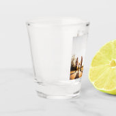 3カスタムフォトコラージュパーソナライズされた ショットグラス (左)