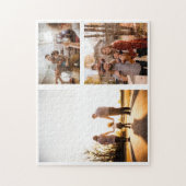 3カスタムフォトコラージュパーソナライズされた ジグソーパズル (縦)