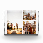 3カスタムフォトコラージュパーソナライズされた フォトブロック (正面)