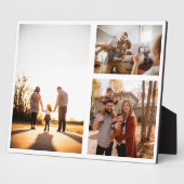 3カスタムフォトコラージュパーソナライズされた フォトプラーク (側面)