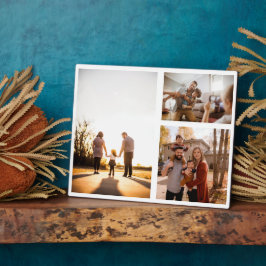 3カスタムフォトコラージュパーソナライズされた フォトプラーク