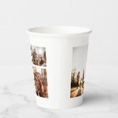 3カスタムフォトコラージュパーソナライズされた 紙コップ (右)