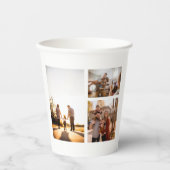 3カスタムフォトコラージュパーソナライズされた 紙コップ (正面)