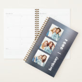 3カスタムフォトシルバーつや消しメタル2024 プランナー手帳 (ディスプレー)