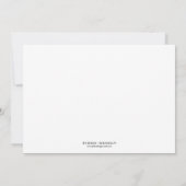 3カスタム photo brown卒業クラスの招待状 招待状 (裏面)