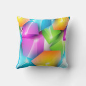 3カッコいいDカラフルキューブのグループ クッション (裏面)