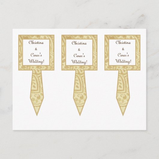 3カップケーキでモロッコパーティー インビテーションポストカード (正面)